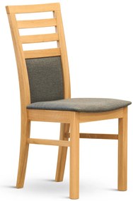 Stima Dubová jedálenská stolička BART Vyberte odtieň ->: Dub, Vyberte látku ->: BOSS marrone 5