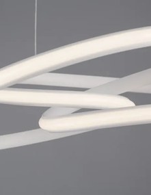 LED luster Menton 52 biele