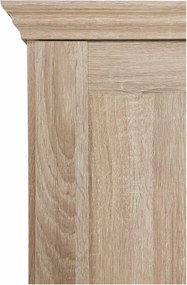 Šatníková skriňa v dekore duba v prírodnej farbe 60x180 cm Binz – Støraa