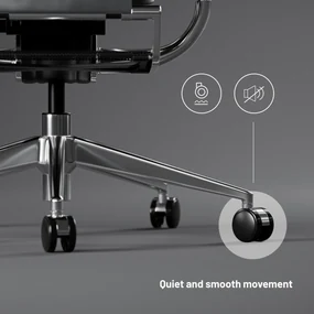 Kancelárska ergonomická stolička Diablo V-Master, čierno-šedá