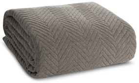 PREHOZ NA POSTEĽ LEN3 200X220 CM SIVÝ