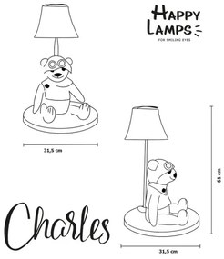 Happy Lamps - LED Detská stolná lampa CHARLES LED/5,4W/230V medveď