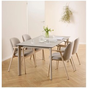 Béžová jedálenská stolička Leo – Actona