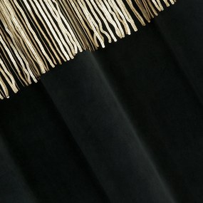 ZATEMŇOVACÍ ZÁVES NA KRÚŽKOCH JASPER 140X250 CM ČIERNA