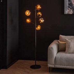 Stojaca lampa 77-77 6L Molecule Mix Glass  - Komfort-nábytok