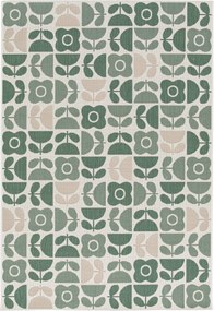 Kusový koberec Palma Natural 16824-460 - na von aj na doma, 200x290, zelená, chodba / predsieň, Balta