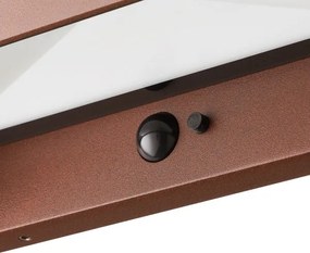 Nordlux - LED solárne svietidlo so senzorom MARCELLIO LED/5W/5V IP54 hnedá