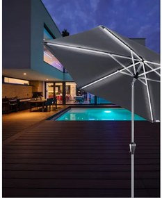 Doppler ACTIVE 3 m - naklápaci slnečník s LED osvetlením - 2. akosť (S306)