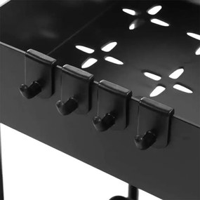 2-úrovňový stojan pod drez 2ks, rôzne farby, čierny