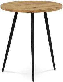 Sconto Prístavný stolík LUGO divoký dub/čierna