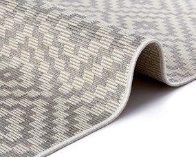 Mujkoberec Original, Kusový koberec Mojkoberec Original Mia 103523 Grey Creme – na von aj na doma, 120x170, šedá, chodba / predsieň