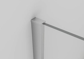 Cerano Onyx, sprchová zástena Walk-in 130x200 cm, 8mm číre sklo, chrómový profil, CER-CER-426385