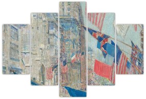 Obraz - Childe Hassam, Allies day, reprodukcia (150x105 cm)