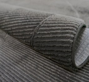 BE Koberec Zurich 1903 DARK GREY – sivý obdĺžnikový Rozmer: 160x230 cm