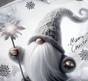 Posteľné obliečky JOULU WHITE 3-dielna sada 140x200 cm