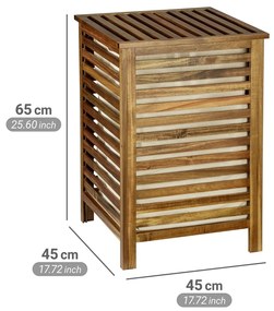 Wenko Kôš na špinavú bielizeň z akácie Fondi 56 l