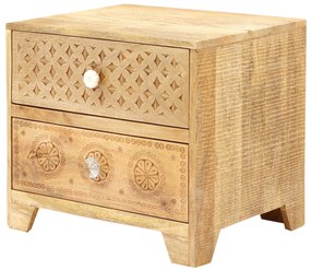 furniture-nabytek.cz - Drevený nočný stolík z manga 45x50x40