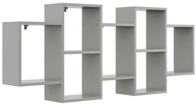 Polička NR 15 platinová sivá