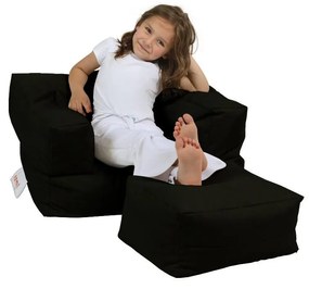 Sedací vak Kiddo (čierna). Vlastná spoľahlivá doprava až k Vám domov. 1101672