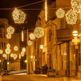 DECOLED Hadica LED 100 m, teplá biela, IP44 Easy Fix