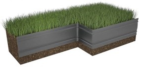Amispol Skrytý záhradný obrubník, 12,5 x 2500 cm
