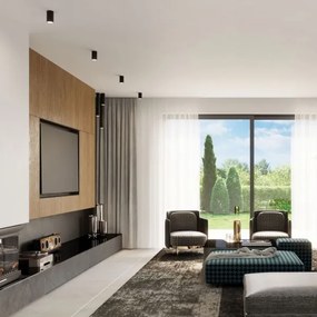 Sollux SL.1001 - Bodové svietidlo LAGOS 1xGU10/10W/230V 20 cm čierna