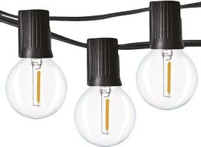 LED Svetelný reťaz Solight čierna WO7942