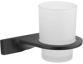 Mexen Rino, nástenný pohár na kefky, čierna matná, 7027038-70