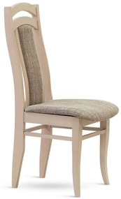 Stima Jedálenská stolička AIDA Vyberte odtieň dreva / látky ->: Tmavo hnedá / látka cappuccino v.5