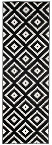 Kusový koberec Remund čierny atyp 100x500cm