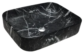 Invena Florina, umývadlo na dosku 510x400x130 mm, imitácia kameňa, INV-CE-40-723-C