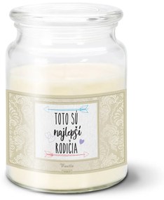 Sablio Sviečka Toto sú tí najlepší rodičia - 500 g