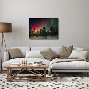 Sklenený obraz polárna žiara (70x50 cm)