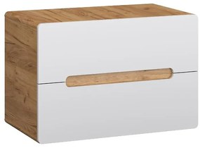 Skrinka Bronx 80 (doska) dub craft-biely