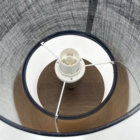 Brilagi - LED  Prisadený luster ANTHONY 1xE14/60W/230V dub orech/čierna