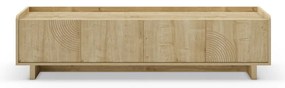 TV stolík v dekore duba v prírodnej farbe 180x45x40 cm Daira – Marckeric