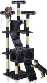 Škrabadlo pro kočky Hawaj 170 cm tmavě šedá