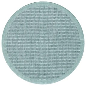 Modrý okrúhly vnútorný a vonkajší koberec ø 120 cm Giza 1410 – Ayyildiz Carpets