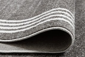 Koberec MATEO 8034/644 ramka - štrukturálny sivý