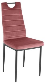 Tmavo ružové zamatové jedálenské stoličky v súprave 2 ks Mandy – Støraa