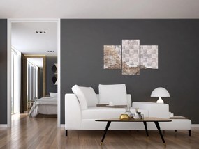 Obraz - Tehlový múr (90x60 cm)