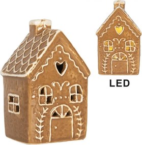 Perníková LED chalúpka Gingerbread Cott - 7*6*12 cm