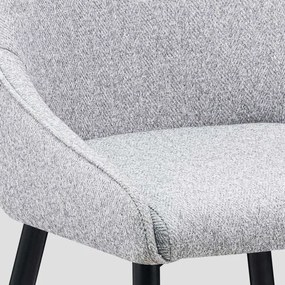 Jedálenská stolička SABOR sivá 737886