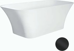 Besco Voľne stojaca vaňa z liateho mramoru Assos S-Line 160x70 BESCO-Typ výpuste: Click-Clack s horným čistením, chróm, BESCO-Rozmery: 160x70, BESCO-…