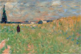 Obraz - Georges Seurat, A Summer Landscape, reprodukcia (90x60 cm)