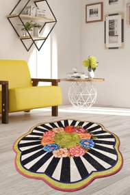 Okrúhly koberec Loan 100 cm viacfarebný