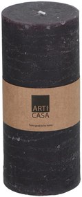 Sviečka Arti Casa, tmavosivá, 7 x 16 cm