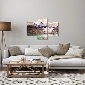 Obraz horského jazera (90x60 cm)