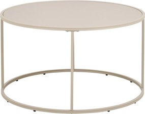 Sivý oceľový okrúhly konferenčný stolík ø 80 cm Seaford – Actona