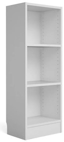 Biela knižnica Tvilum Basic, 41 x 107 cm